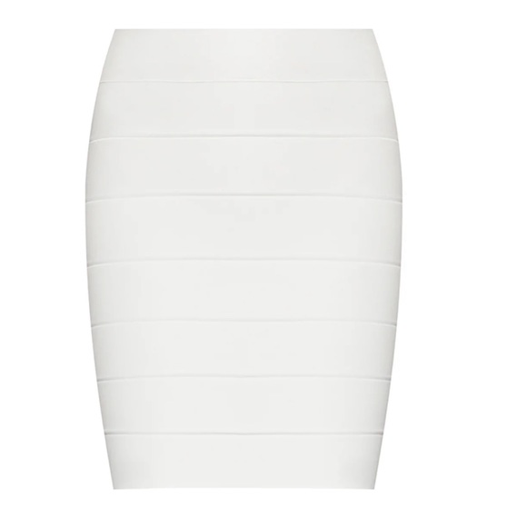 🔥BCBGMAXAZRIA🔥SIMONE TEXTURED POWER PENICL SKIRT SIZE XS NWT - Picture 4 of 4